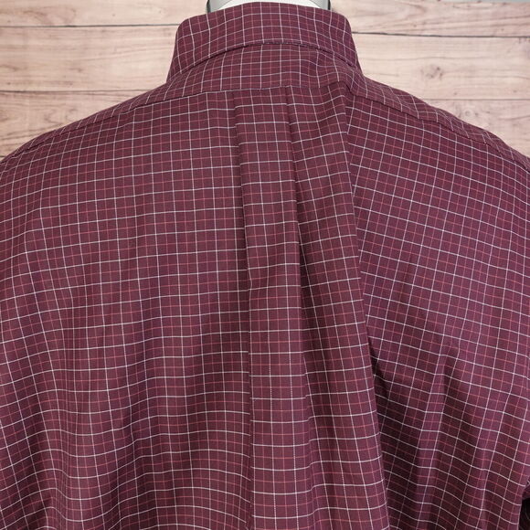 DANIEL CREMIEUX THE DEFINITIVE SHIRT CLASSIC FIT CHECK BUTTON UP SHIRT MENS XL - Picture 5 of 6